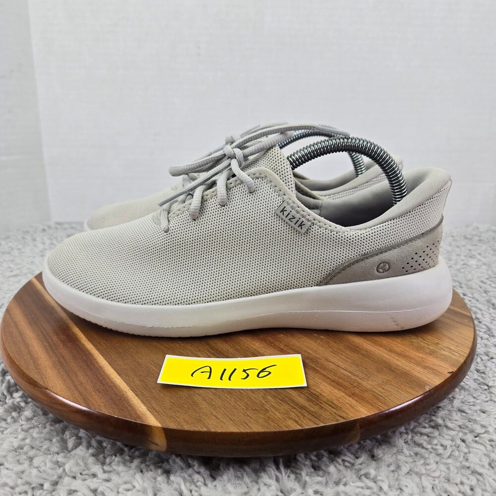 Kizik Womens 9 Madrid Eco Knit Pebble Grey Casual Hands-Free Lifestyle Sneaker